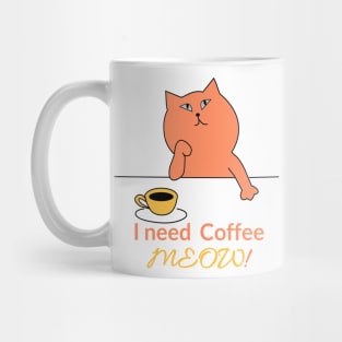 Cats Drinking Coffee - A Funny Art That Will Make You Smile Mug